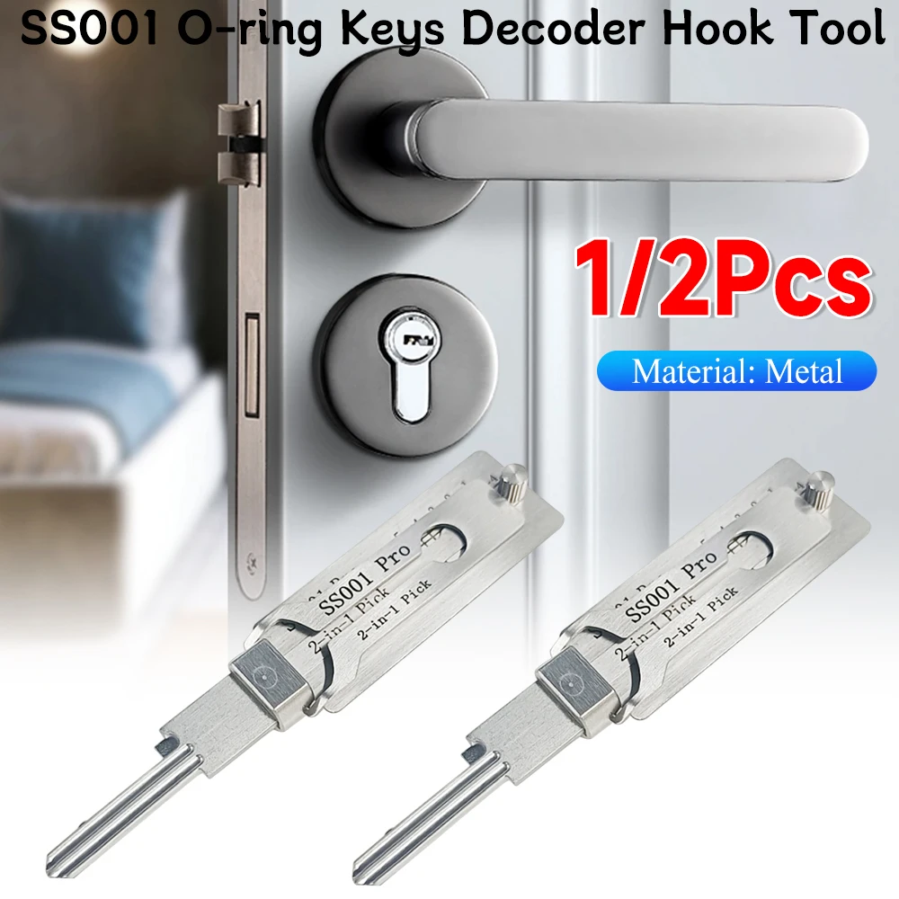 

Lockpicking Lock Decoder SS001 O-ring Pickup Kit Pick Locksmith Tools Key Decoder Precision Hook Door Maintenance Repair Tools