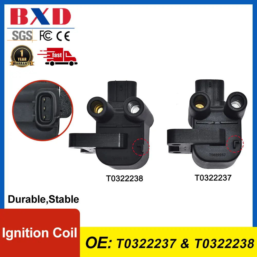 Ignition Coil Set T0322237 & T0322238 For SUBARU SAMBAR TV1 2008 22433-KA581 22433KA581 22433-KA560 22433KA560