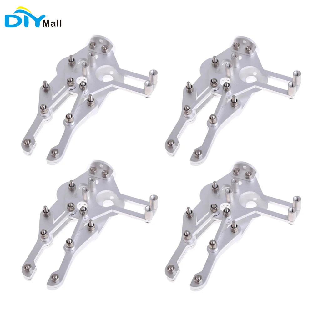 

4Pcs/Lot Aluminium Robotic Claw Paw For MG995 MG996R Robot Servo Arm FZ1391