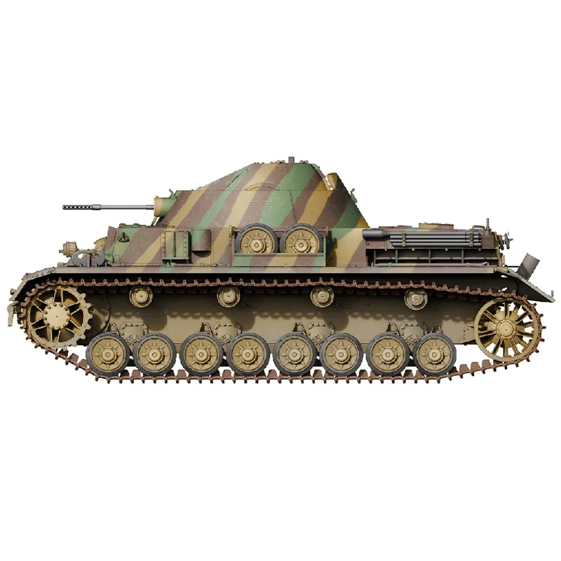 مجموعة نماذج دبابات مجمعة على الحدود ، ، Kugelblitz ، 30 ، Mk103 ، Flk Panzer IV ،