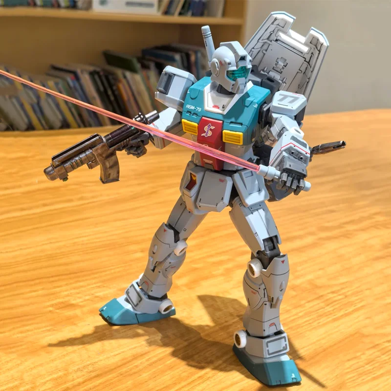 HG 1/72 FangDaJing RGM-79 GM Sleggar مقياس متابعة الجمعية أطقم منمذجة عمل أرقام سطح المكتب الديكور الصبي لغز اللعب هدية