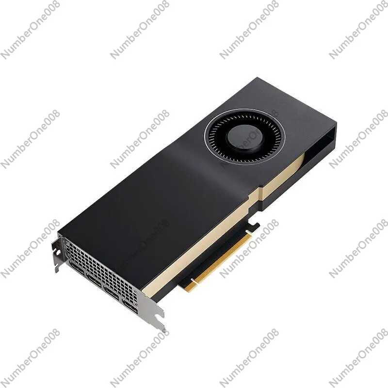 24GB ECC Professional Graphics Card for 3D Rendering & AI, 8192 Cores 384-bit GDDR6 Workstation GPU, 230W for Video Editing