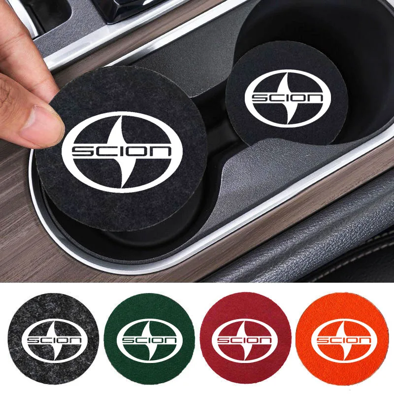 Car dustproof cover high temperature resistant mat Anti Slip Coasters Cup Holder For Toyota scion XA XB XD IQ TC Car Accessories