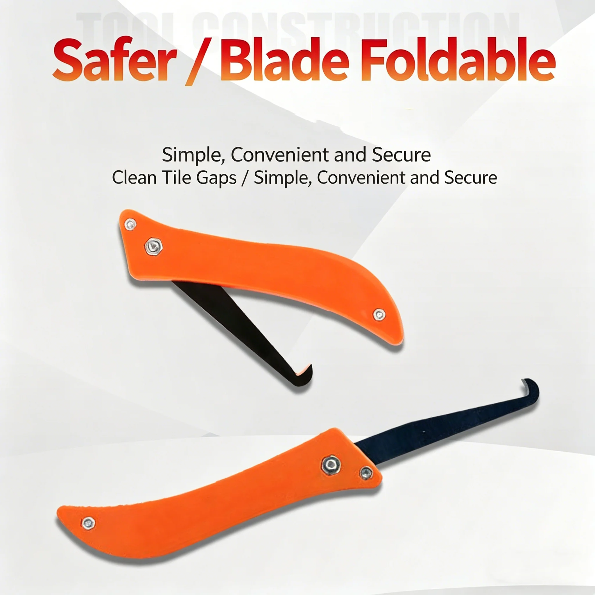 Factory direct sales tile joint cleaning and hooking knife wholesale  foldable
