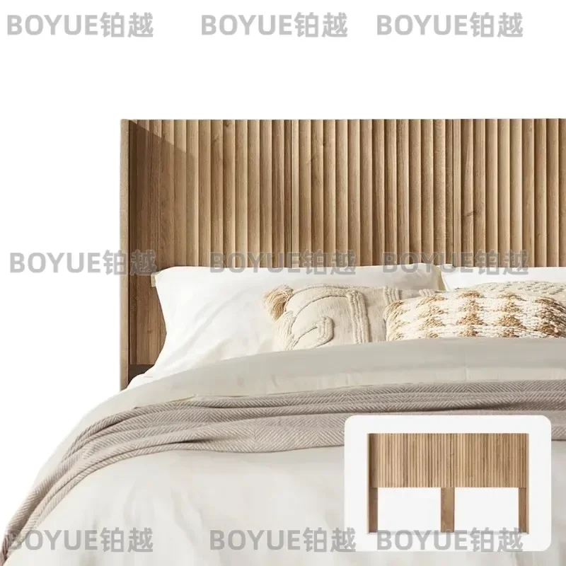 80.8-inch Headboard (headboard Only), Wall-mounted Wooden Headboard, Bohemian Style, Customizable