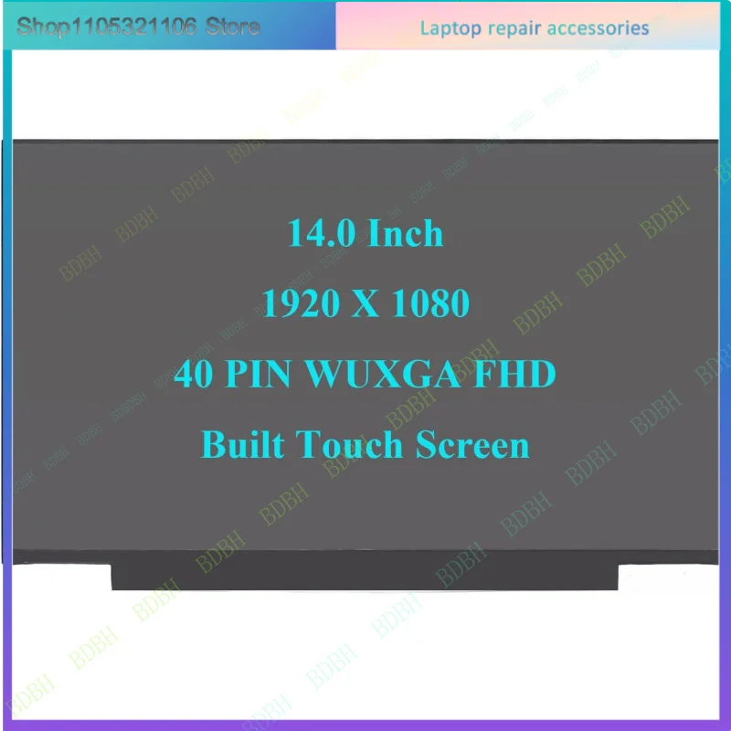 NV140FHM-T09 V8.1 SD11J53862 5D11J53859 5D11J53861 FHD 40 pin 14in for BOE0A38, for Lenovo Thinkpad T490 T490s T495 T495s