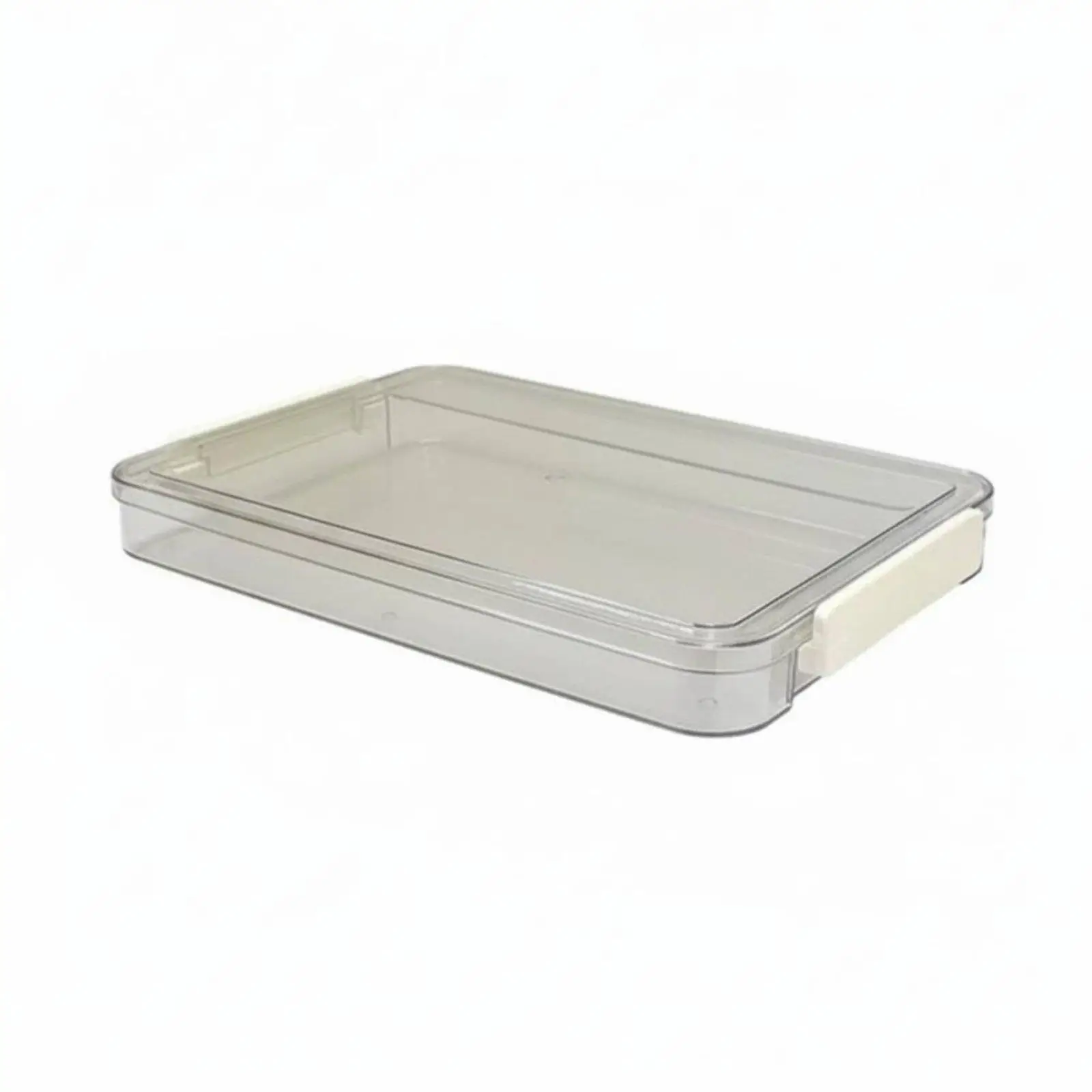 Stackable Document Organizer Large Capacity Storage Box Clear Paper Holder for Desk Storage and Organization