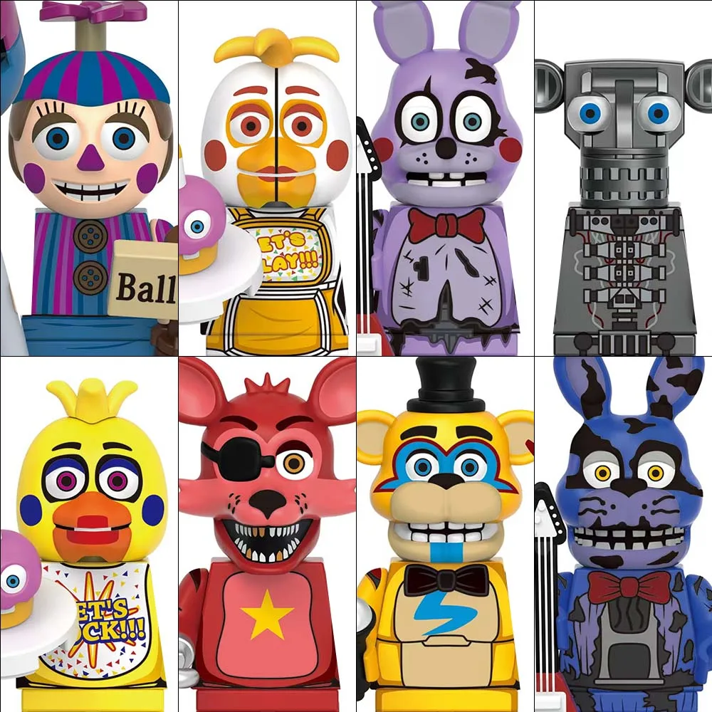@GG1001 Anime Cartoon Model Bricks Horrible Thriller Mini Compatible Assemble Puzzle Toy Building Blocks Children Birthday Gifts - Detail 1