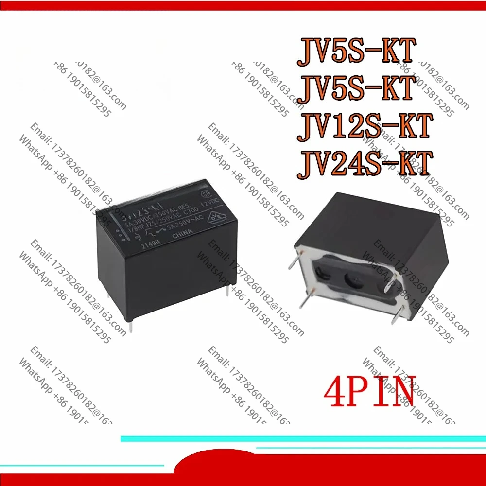 

5 шт./лот НОВОЕ реле JV24S-KT-24VDC JV3S-KT JV5S-KT JV12S-KT 12VDC 24VDC JV24SKT DC24V 12V 4PIN