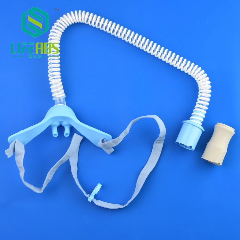 

High Flow Oxygen Nasal Tube High Flow Nasal Cannula O2 Nasal Tube Oxygen Nasal Cannulas With Flexible Head Strap for Adult.