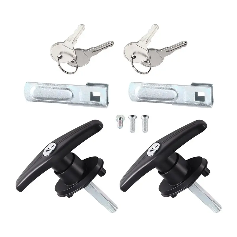 AB34-Truck Cap Locking T-Handle Latch For Truck Camper Shells Trailers