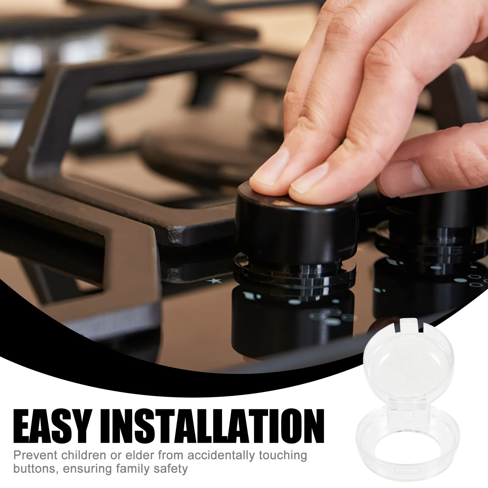 

Набор из 6 прозрачных защитных накладок для кнопок бытовой техники: индукционных плит, стиральных машин, компьютеров