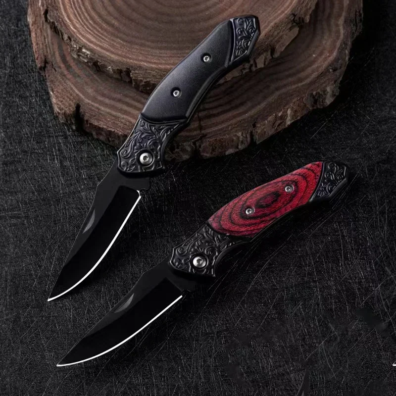 Folding Knife Tactical Survival Emergency Self Defense Knife Portable Outdoor Camping Fruit Opening Letter Pocket Knife EDC Tool