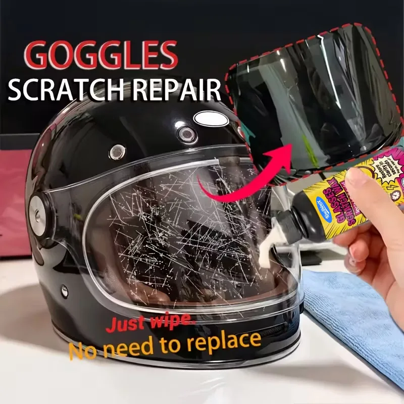 Multi-Purpose Glass & Lens Scratch Repair Kit – Restores Clarity & Smooth Finish – for Car Windows,Side Mirrors,Watch Glass,30ml