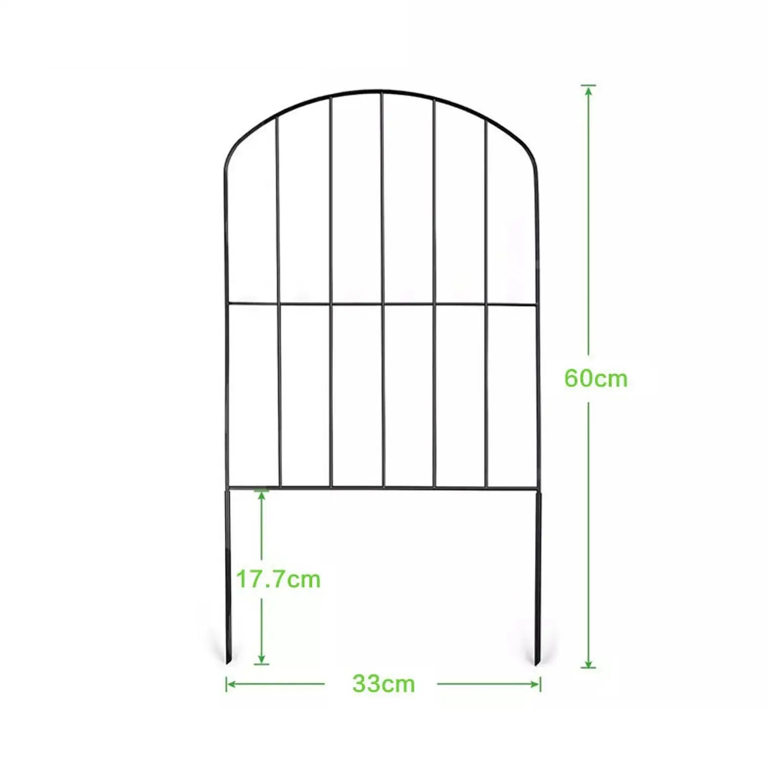10Pcs Garden Fence Panels Pet Border Edging Lawn Picket Edge Landscape Animal Barrier Fences for Door Privacy Porch Farmhouse