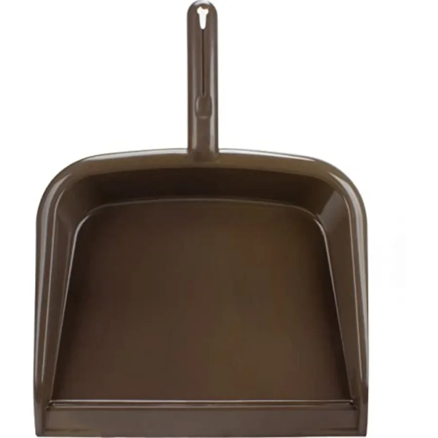 

Handheld Dustpan with Handle, Cleaning Essentials for Home and Commercial Use, 0", Brown