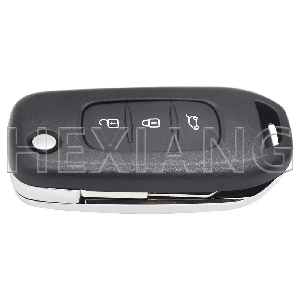 HE Flip Car Key Shell Case dla Renault Kadjar Captur Sandero Stepway Megane Logan Clio Dacia Logan