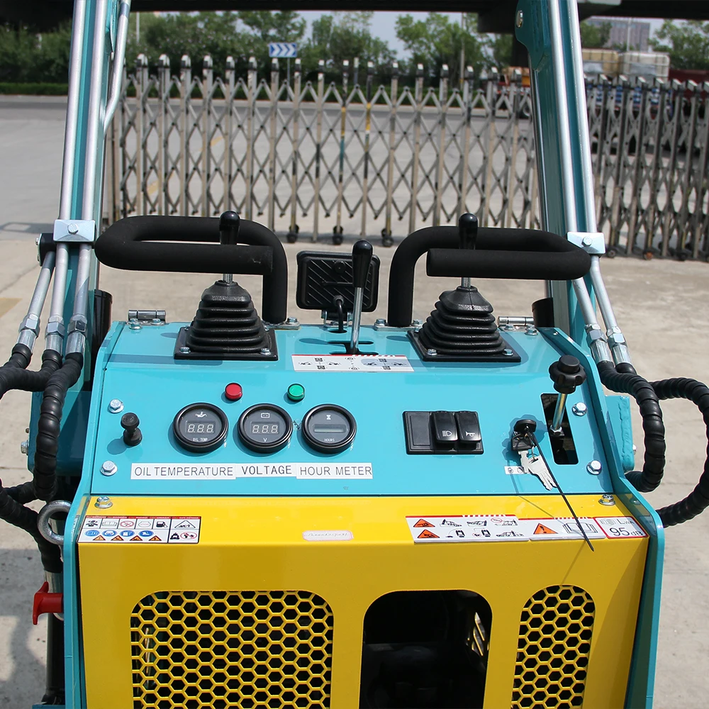 1587lbs 720kg Mini Skid Steer w/ 13.5HP EPA Gas Petrol RATO Engine Tracked Crawler Compact Loader In US Free Shipping 2025 New