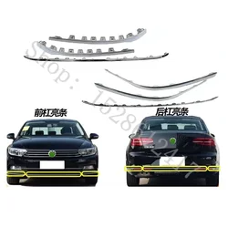 FOR VW VOLKSWAGEN PASSAT B8 2017-2019 ABS CHROME PLATED CAR FRONT AND REAR BUMPER DECORATIVE STRIPS CAR ACCESSORIES