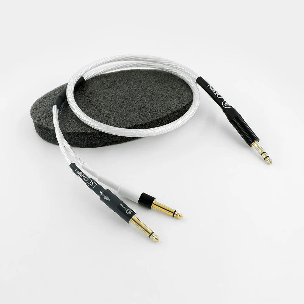 ODIN Hifi 6.5mm to Dual 6.5mm Audio Cable Flagship 7N OCC Pure Silver 6.35mm Cable for Electronica Amplifier Speaker