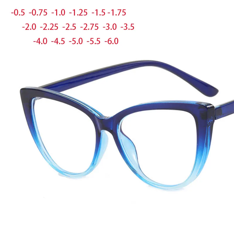 

Cat Eye Frame Clear Lens Glasses Ultra Light Retra Myopia Nerd Spectacles Degree 0 -0.5 -1.0 -2.0 -3.0 -4.0 to -6.0