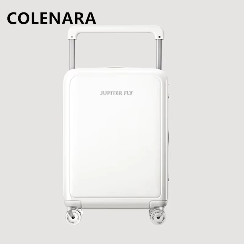 

COLENARA 20"24"Carry-on Travel Luggage ABS + PC Boarding Box 28 Inches Large Capacity Trolley Case Women with Wheel Suitcase