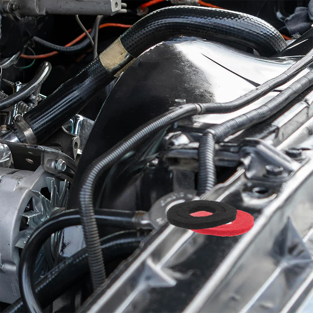 

10 шт. войлочные прокладки-уплотнители для клемм, амортизирующие подушечки, автомобильные запчасти, аксессуары для авто, изоляция для креплений