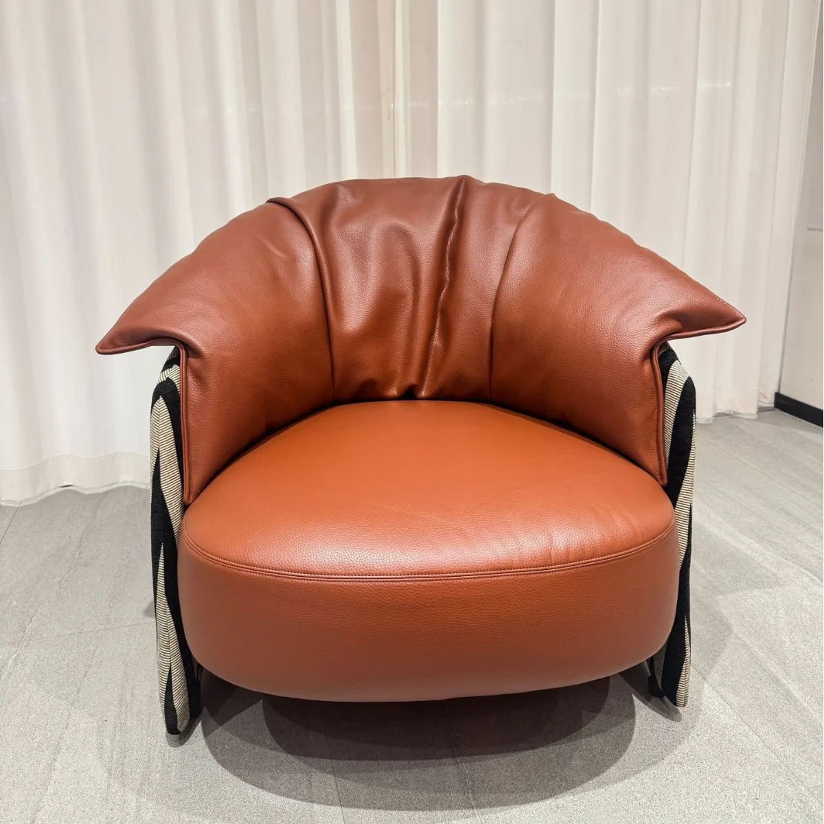 Solid wood French retro sofa bedroom living room reading chair sofa chair
