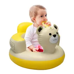 Blow Up Baby Chair Cute Bear Baby Back Support Sofa Baby Floor Seats For Babies 6-24 Months Children Sitting Up Chair For Inside