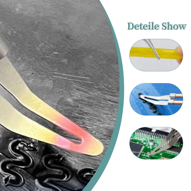 

3 шт., гладкая головка, регулируемый паяльник, ремонтный утюг, гладкая головка, 45 градусов, конструкция локтя для различных сварочных инструментов