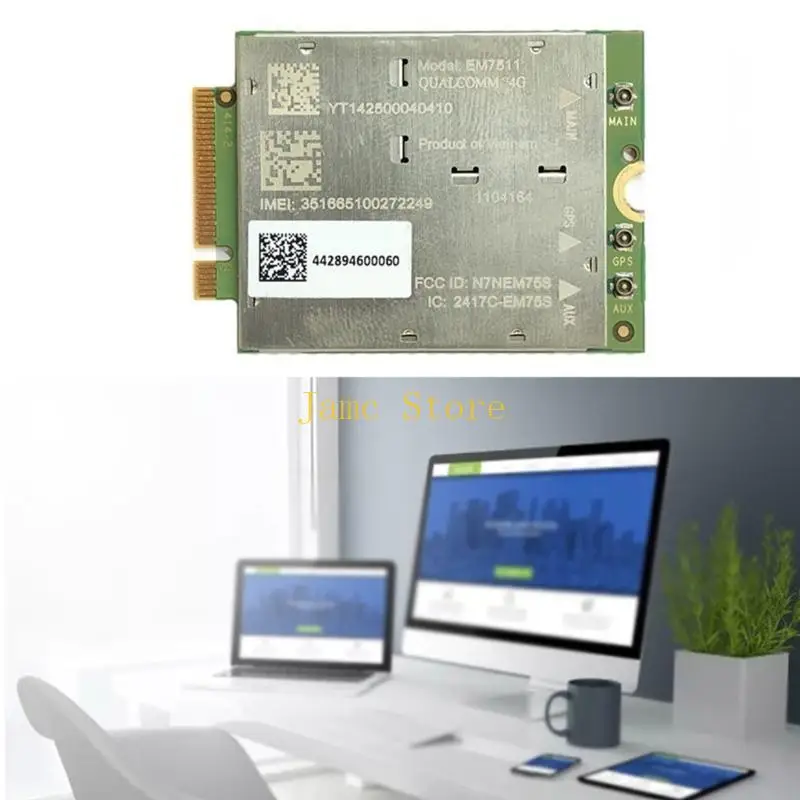 LX0B 4G LTE Networking Card M.2 EM7511 Networking Module Supported LTE FDD LTE TDD 4G