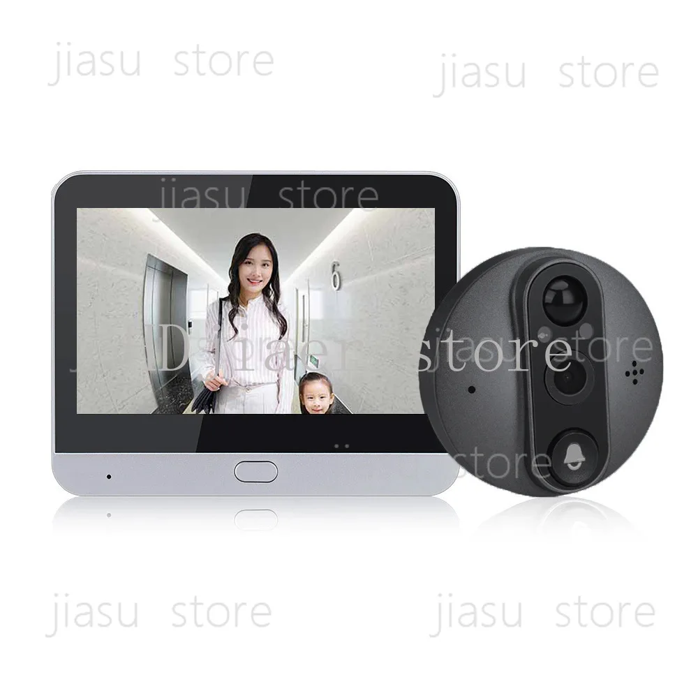 

Smart WiFi Door Viewer: HD Camera, APP - Controlled, 2 - Way Audio, Night Vision, Remote Monitoring