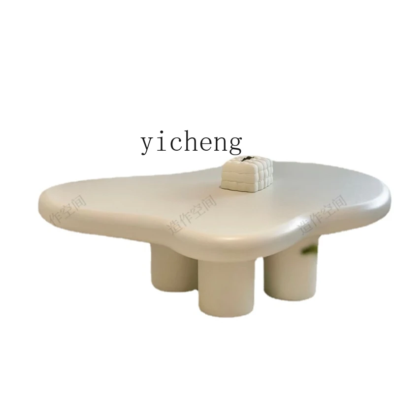 Xl French Entry Lux White Tea Table Home Living Room Creative Cream Wind Shaped Cloud Tea Table