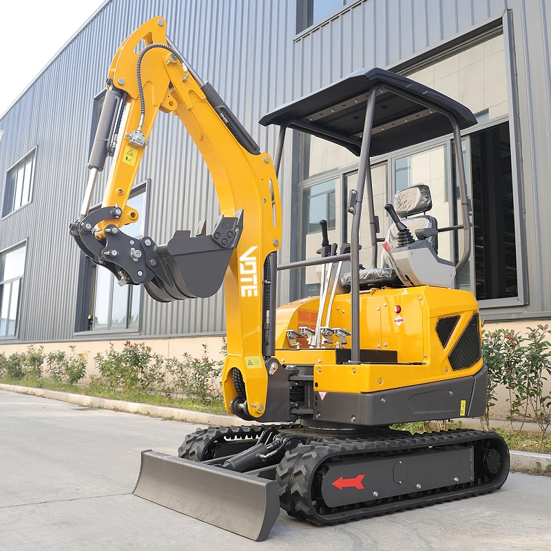 

Free Shipping Small Mini Excavator Factory CE Approved Chinese Engine Mini Excavator 1 Ton 2 Ton Micro Digger
