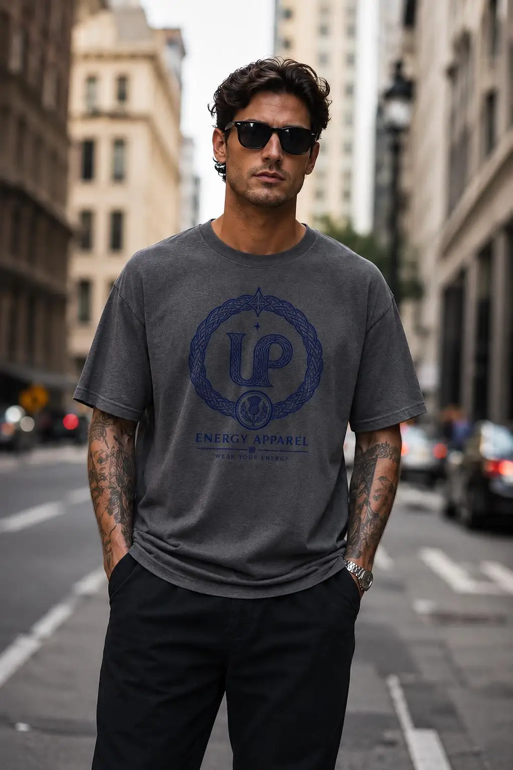 Daily Leisure Wear, Relaxed and Fashionable Outfit, UP Wear Celtic Logo T-shirt | Wear Your Energy, Unisex Top