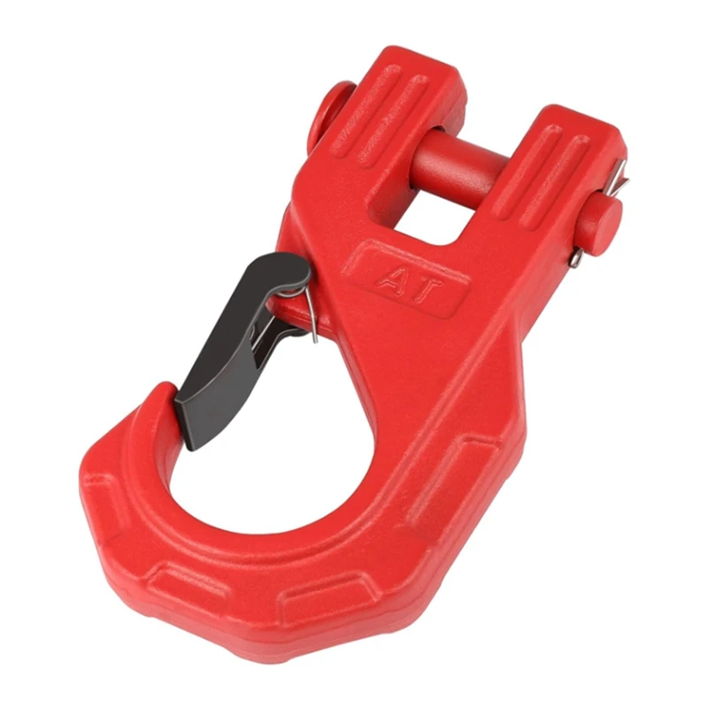 

3/8 Inch Winch Hook Heavy Duty, ATV Winch Hook, Winch Tow U-Clamp Sliding Hook For Synthetic Rope Winch Cable ATV UTV