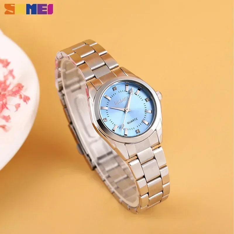 SKMEI1620-Montre à Quartz Simple pour Femme, Mince, Luxe, Mode