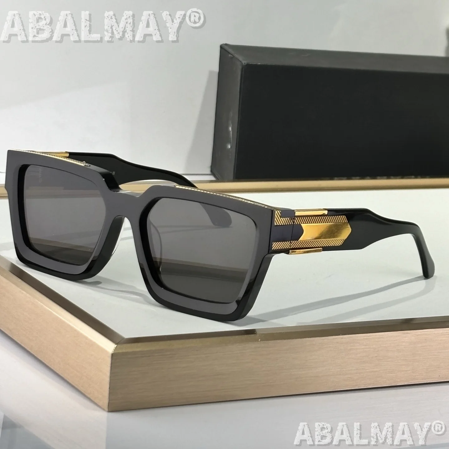 

THE BOSS SIZE 57-20 Top High Quality Sunglasses for Men and Women Style UV400 Retro Fashion Special Design Sun Glasses with box