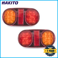 2 uds impermeable 12 luces traseras LED par barco remolque 12V 24V piezas traseras para camión furgonetas ATV camión caravanas iluminación de coche