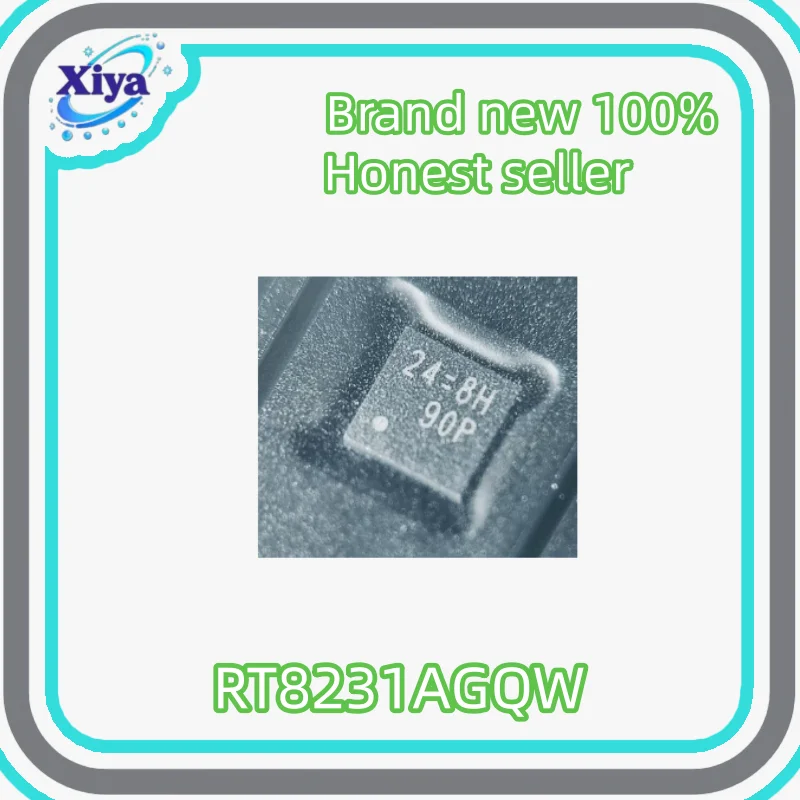 (10/100 pieces) New 100% RT8231AGQW silk screen 24=* * WQFN-20 DDR memory power controller IC chip original electronic integrity