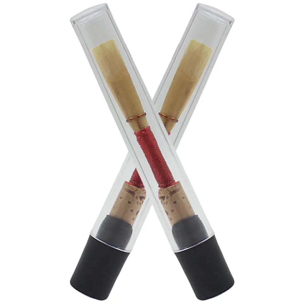 

2 Pcs Oboe Woodwind Reeds Replacement Soft Instrument Accessory Component Red