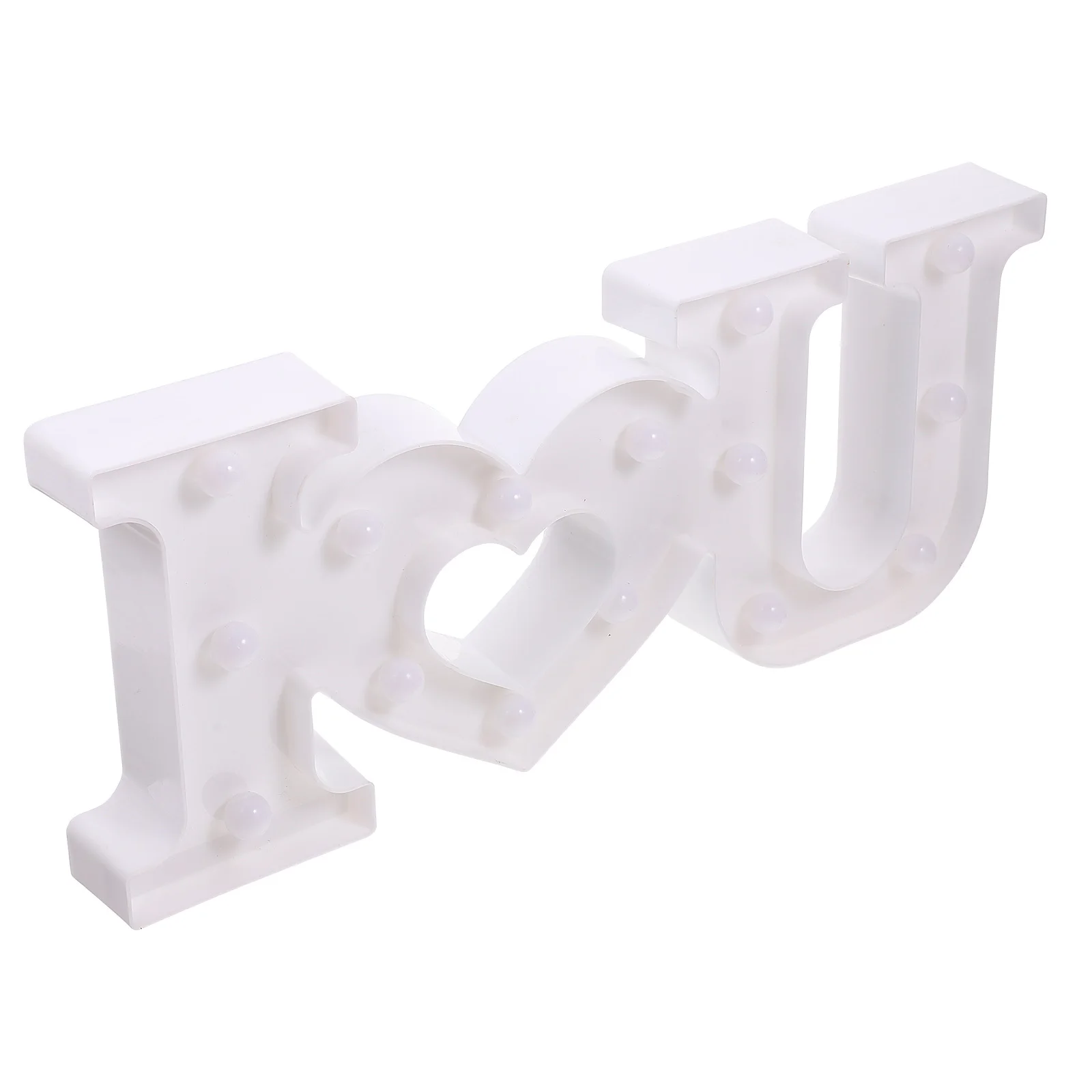Creative LED Letter Design Light Romantic Valentine's Day Atmosphere Lamp Home Decorative Party Night Light Room Layout Lights