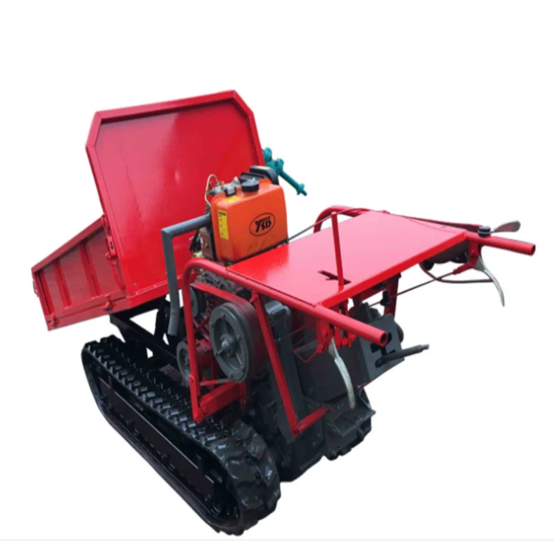 

SYNBON Machinery Micro Tracked Crawler Dumper Mini Transporter Loader Gas Mini Dumper