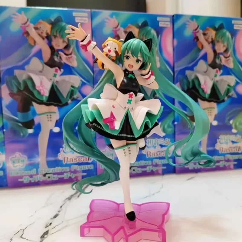 Original Furyu Hatsune Miku Unlimited Charm Excood Creative Figure Anime Peripheral Garage Kit Collectible Models Children Gift