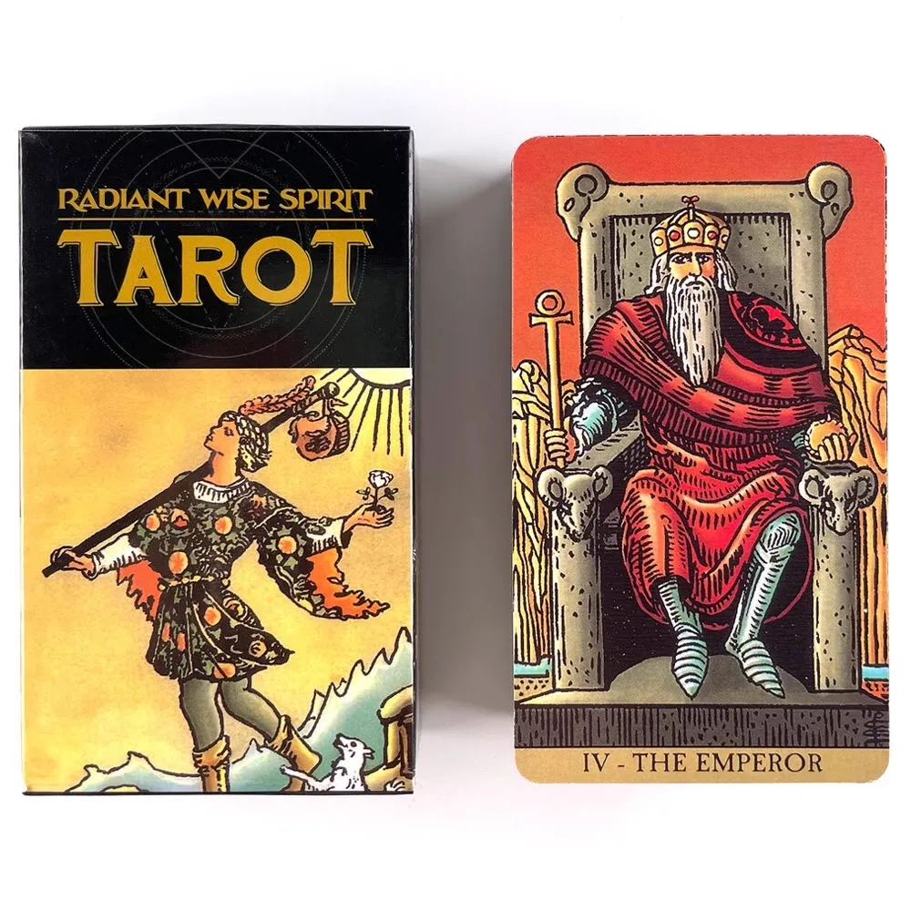 Radiant Wise Tarot Oracle Card Leisure Entertainment Games Card Family Gatherings Tarot Card Board Games Tarot PDF Guide