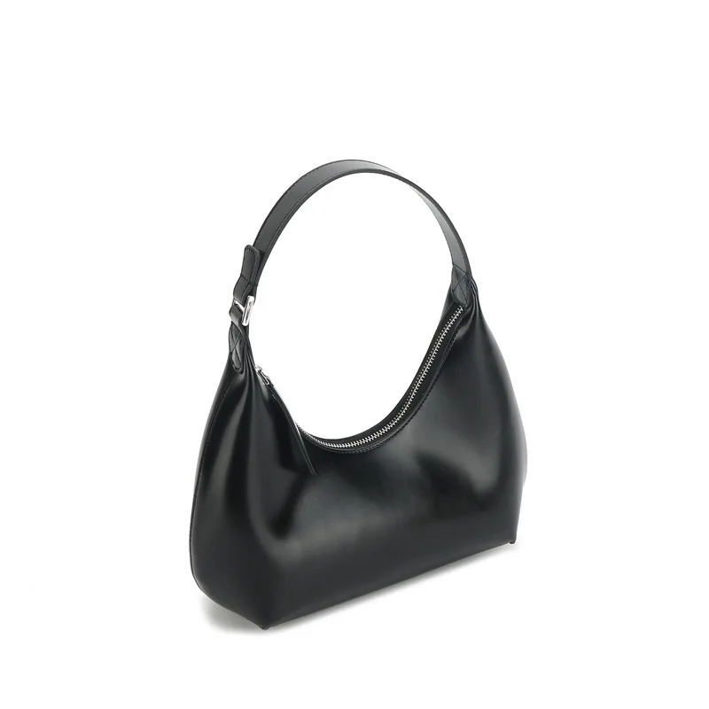 G698 Underarm One Shoulder Handheld Cowhide Bag Moon Shape Women's Luxury Bag