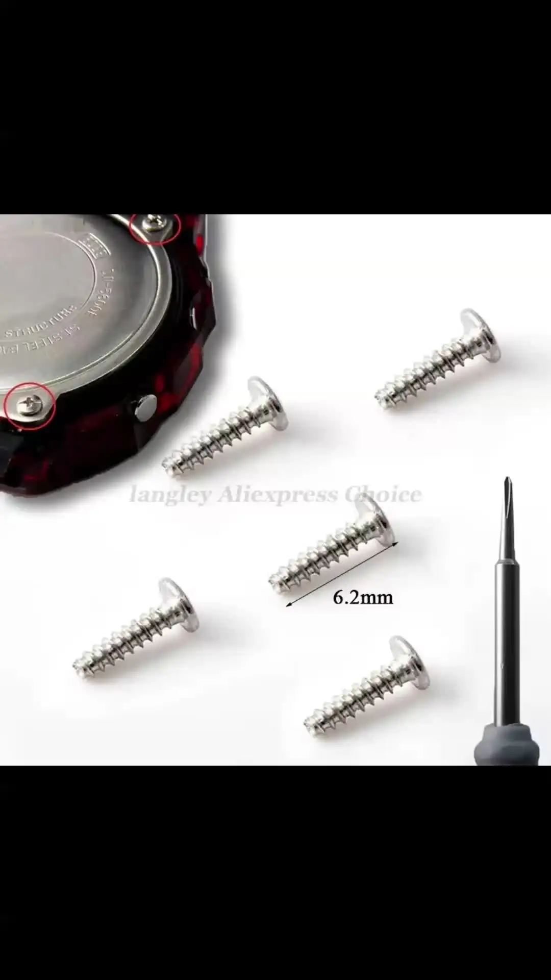 ステンレス鋼時計裏蓋ネジ カシオ用 GA-110/120/150 DW6900/5600 交換