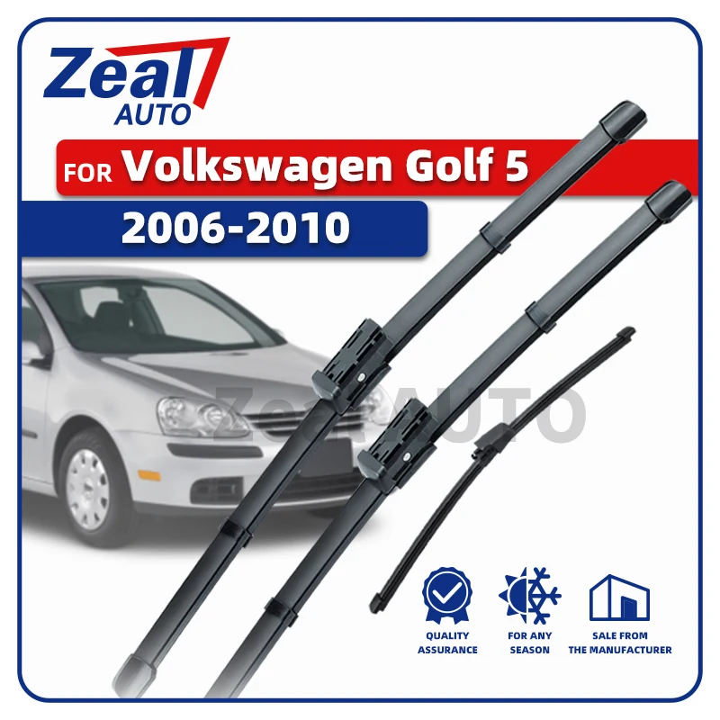 LHD Vorne Hinten Wischerblätter Für VW Volkswagen Golf 5 MK5 1K 2006-2010 Kaninchen GTI R32 GT Windschutzscheibe windschutz Zubehör 2008