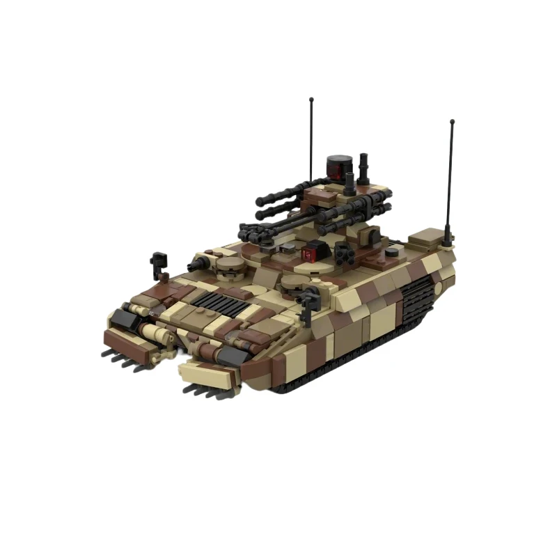 BMPT-90 Support Combat Vehicle Model MOC Building Bricks War Equipment Modular Technology Gifts Holiday Assemble Children Toys