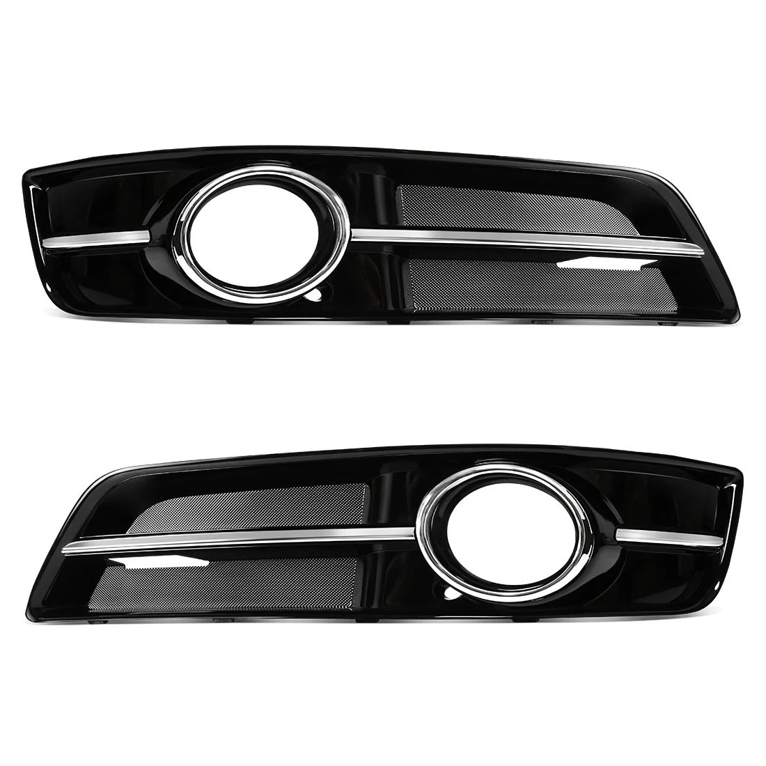 Fog Lights Cover For Audi A3 2010 2011 2012 2013 Car Front Bumper Fog Lamp Frame Grille Auto Accessories 8P0807681J 8P0807682J ﻿